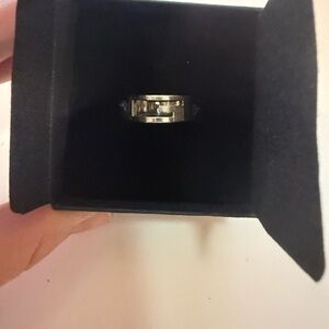 Gucci G Logo Band Ring Sterling Silver 925 Size 13 US 6 1/2